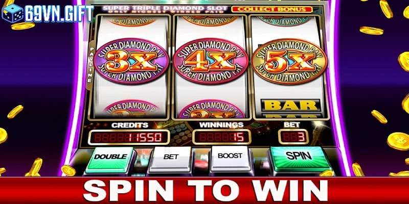 Chơi slot Super Diamond rinh thưởng khủng